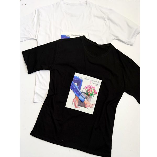 تیشرت سه بعدی کفش وگل 35000245 - Image 2