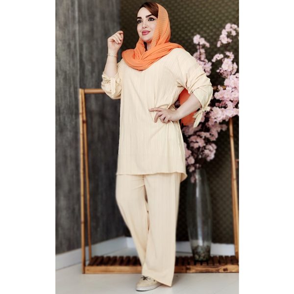 ست کراش آستین بندی - مانتو پاتریس رشت