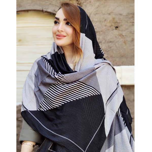 شال نخی بهاره راه راه 35700317 - Image 7