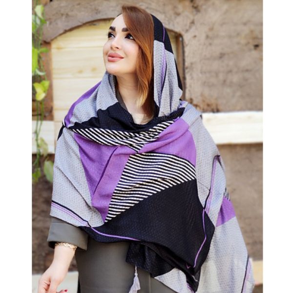 شال نخی بهاره راه راه 35700317 - Image 6