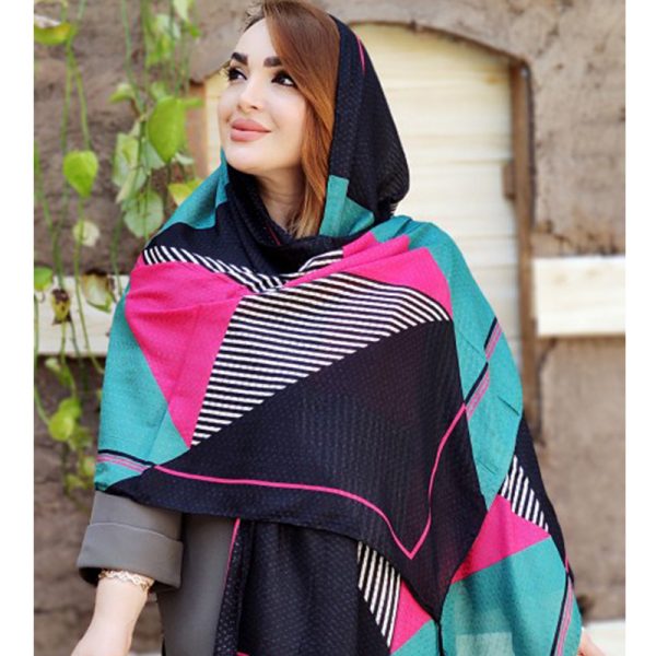 شال نخی بهاره راه راه 35700317 - Image 5