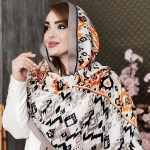 شال دو رنگ نخی - مانتو پاتریس رشت