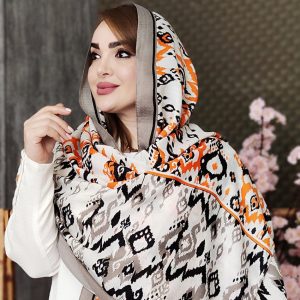 شال دو رنگ نخی - مانتو پاتریس رشت