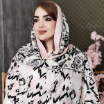 شال دو رنگ نخی - مانتو پاتریس رشت