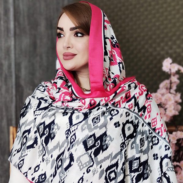 شال دو رنگ نخی - مانتو پاتریس رشت