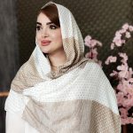 شال نخی توپ توپی - مانتو پاتریس رشت