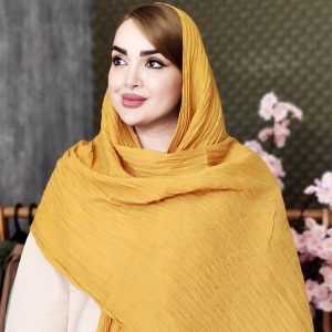 شال پلیسه رنگی منگوله دار - مانتو پاتریس رشت