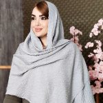 شال پلیسه نقطه ای - مانتو پاتریس رشت