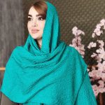 شال پلیسه نقطه ای - مانتو پاتریس رشت