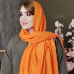 شال پلیسه نقطه ای - مانتو پاتریس رشت