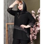 شومیز حریر نگینی - مانتو پاتریس رشت
