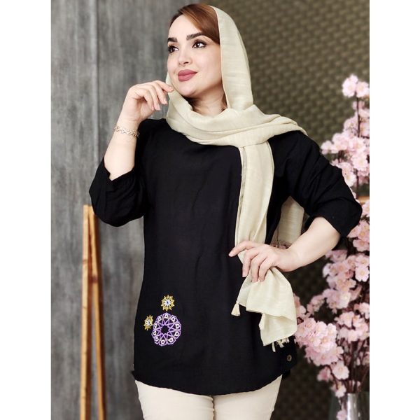 تونیک گلدوزی بغل دکمه - مانتو پاتریس رشت