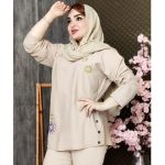 تونیک گلدوزی بغل دکمه - مانتو پاتریس رشت
