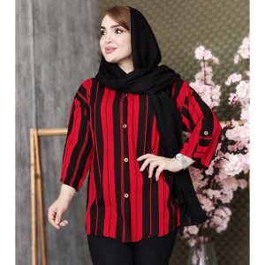 مانتو جلو دکمه نخی - مانتو پاتریس رشت