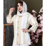 مانتو جلو دکمه نخی - مانتو پاتریس رشت