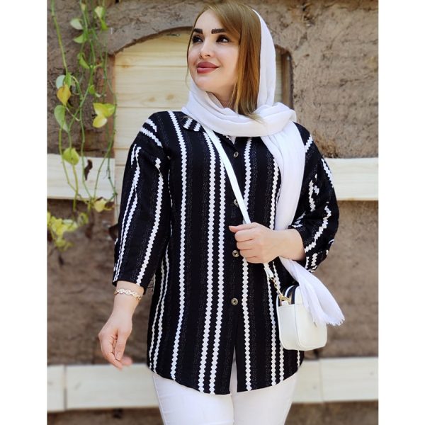 36600403-7-min مانتو نخی راه راه موجی - مانتو پاتریس رشت