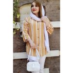 مانتو نخی راه راه موجی - مانتو پاتریس رشت