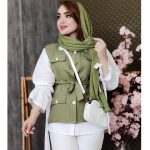 ست وست شومیز دکمه طلایی