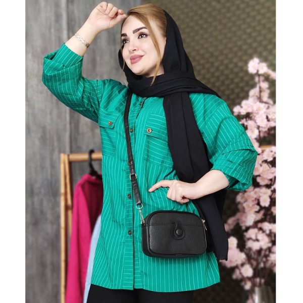 مانتو پلوتی جیب نما راه راه - مانتو پاتریس رشت