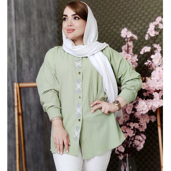 مانتو لینن گلدوزی - مانتو پاتریس رشت