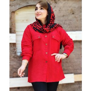 مانتو کتیبه آستین پله ای - مانتو پاتریس رشت