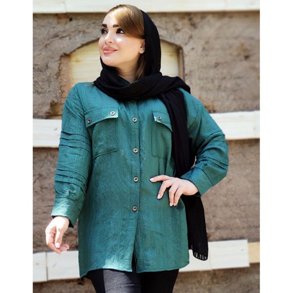 مانتو کتیبه آستین پله ای - مانتو پاتریس رشت