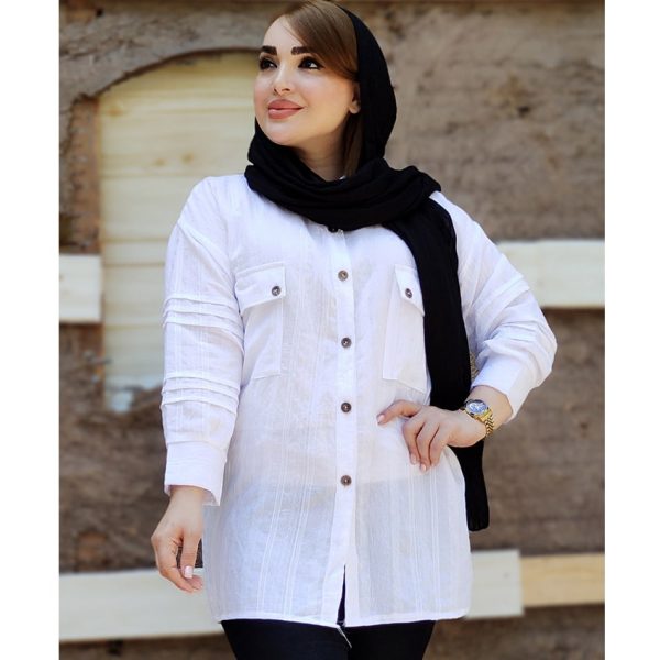 مانتو کتیبه آستین پله ای - مانتو پاتریس رشت