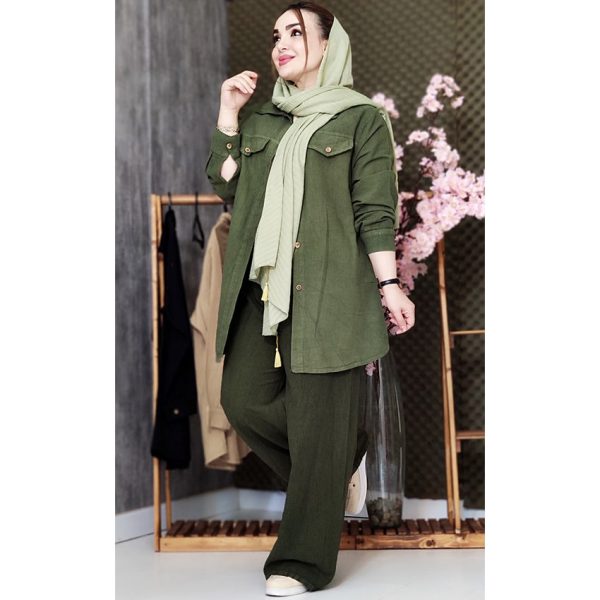 مانتو الیاف دو جیب - مانتو پاتریس رشت