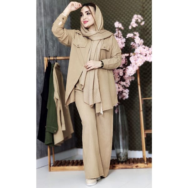 مانتو الیاف دو جیب - مانتو پاتریس رشت