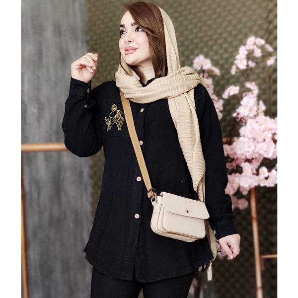 مانتو الیاف جیب گلدوزی - مانتو پاتریس رشت