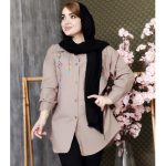 مانتو لینن گلدوزی - مانتو پاتریس رشت