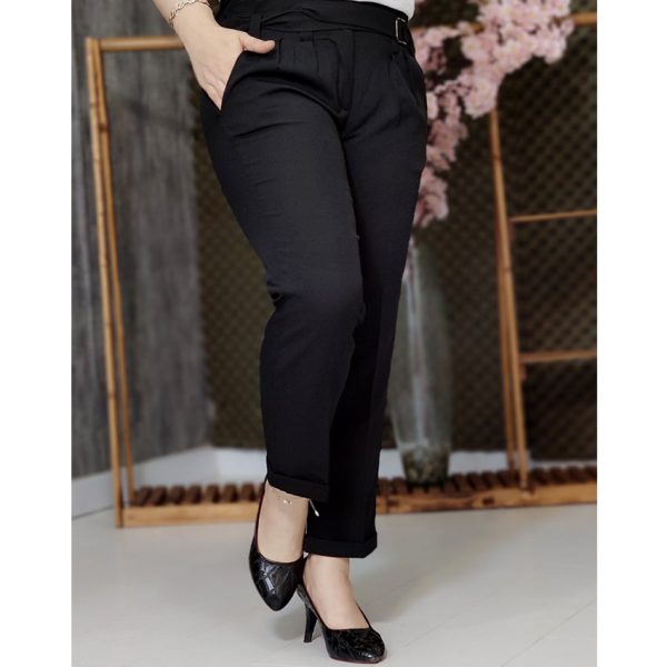 شلوار مازراتی کمر سگکی - مانتو پاتریس رشت