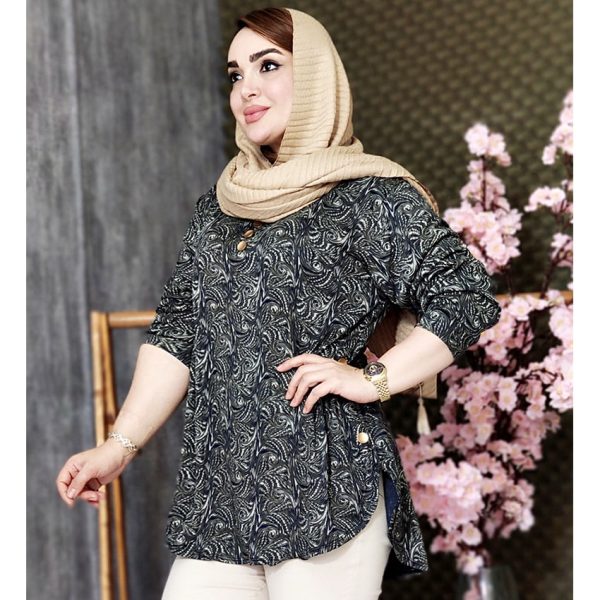 تونیک بغل دکمه استرج - مانتو پاتریس رشت