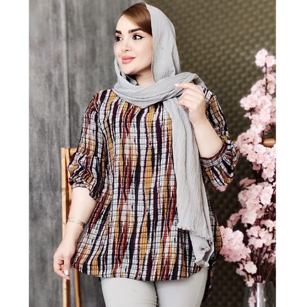 تونیک طرحدار رنگی - مانتو پاتریس رشت