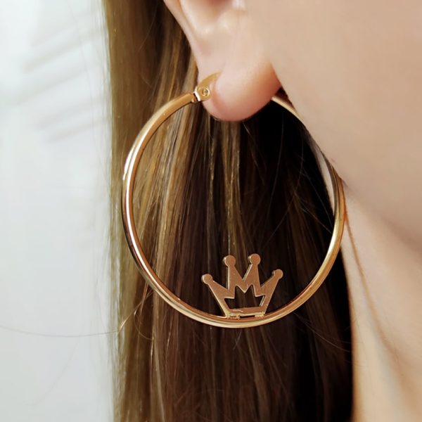 گوشواره تاچ دایره - مانتو پاتریس رشت