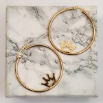 گوشواره تاچ دایره - مانتو پاتریس رشت