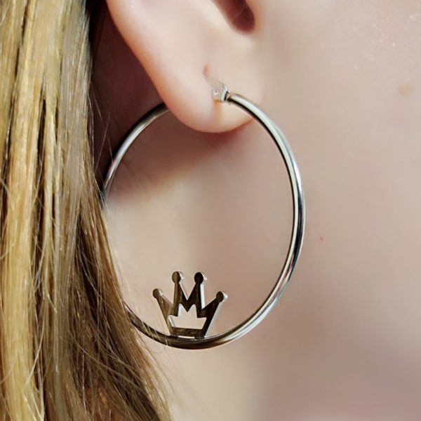 گوشواره تاچ دایره - مانتو پاتریس رشت