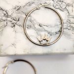 گوشواره تاچ دایره - مانتو پاتریس رشت