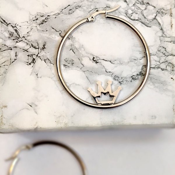 گوشواره تاچ دایره - مانتو پاتریس رشت