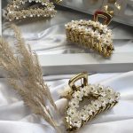 کلیپس طلایی گل - مانتو پاتریس رشت