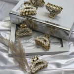 کلیپس طلایی گل - مانتو پاتریس رشت