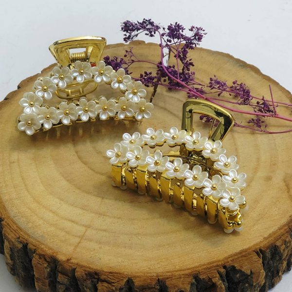 کلیپس طلایی گل - مانتو پاتریس رشت