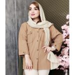 مانتو لینن فلش دار - مانتو پاتریس رشت