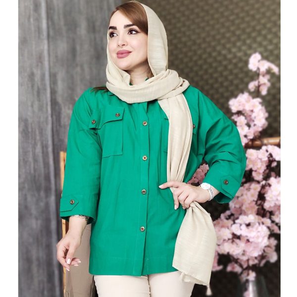 مانتو لینن فلش دار - مانتو پاتریس رشت