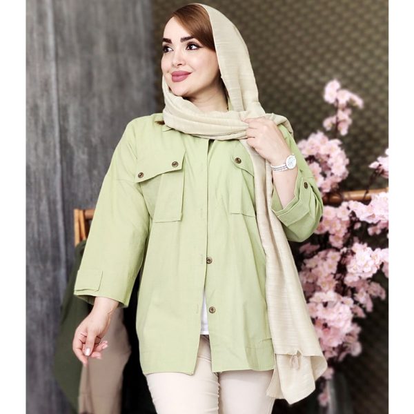 مانتو لینن فلش دار - مانتو پاتریس رشت