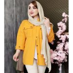 مانتو لینن فلش دار - مانتو پاتریس رشت