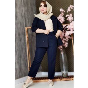 ست کت شلوار یقه انگلیسی دیپلمات