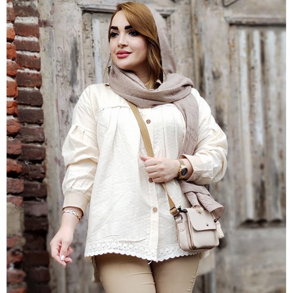 مانتو لینن نوار دوزی - مانتو پاریس رشت