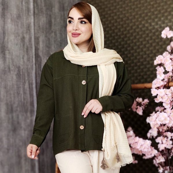 کت لینن دو جیب - مانتو پاتریس رشت