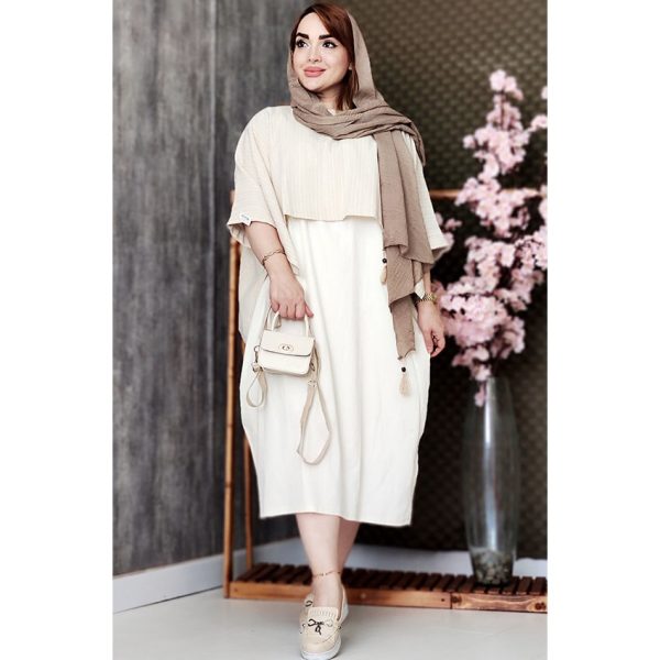 ست دو تیکه لینن نچرال - مانتو پاتریس رشت